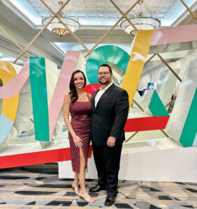Sterling and Tana Kendrick of Tidemark Marketing at the VISIT FLORIDA Governor’s Conference on Tourism in ChampionsGate, Florida